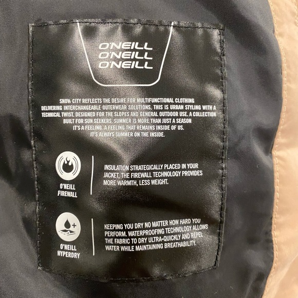 Beige O'Neill Women's Control Insulated Parka - Picture 4 of 5